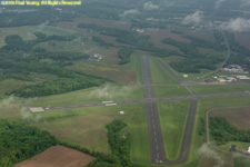 about to enter clouds over Zanesville